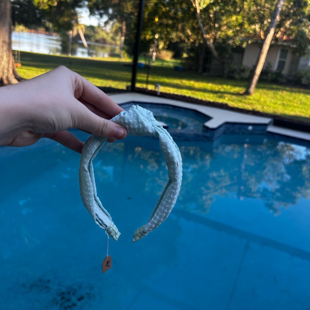 Another timeless and Stylish Textured sage Headband